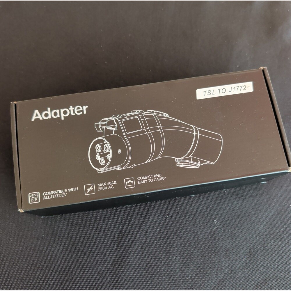 Tesla to J1772 Charging Adapter, Max 60 Amp & 250VHigh Powered